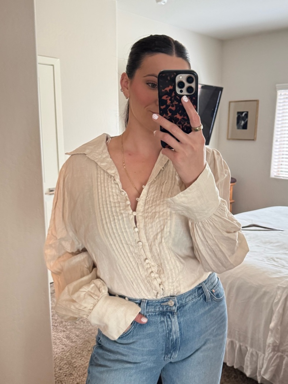 DISSH linen button down